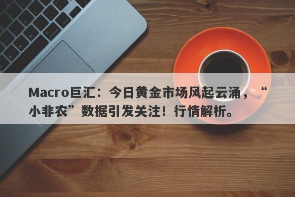 Macro巨汇：今日黄金市场风起云涌，“小非农”数据引发关注！行情解析。