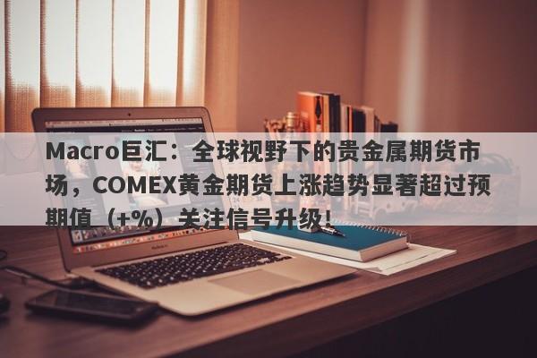 Macro巨汇：全球视野下的贵金属期货市场，COMEX黄金期货上涨趋势显著超过预期值（+%）关注信号升级！