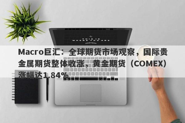Macro巨汇：全球期货市场观察，国际贵金属期货整体收涨，黄金期货（COMEX）涨幅达1.84%