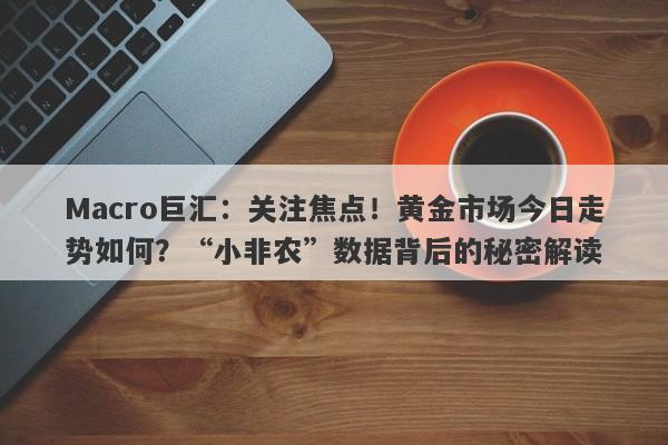 Macro巨汇：关注焦点！黄金市场今日走势如何？“小非农”数据背后的秘密解读