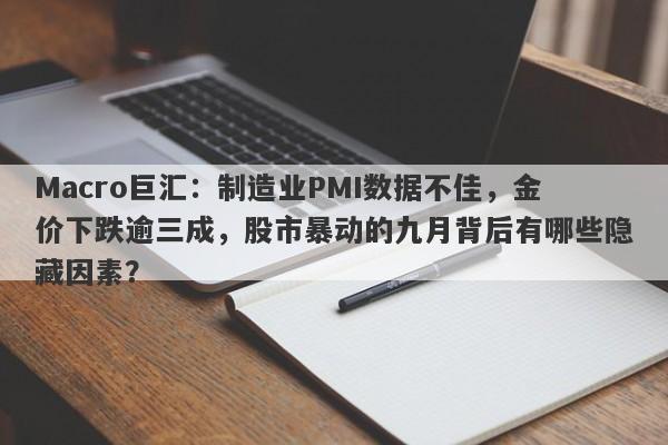 Macro巨汇：制造业PMI数据不佳，金价下跌逾三成，股市暴动的九月背后有哪些隐藏因素？