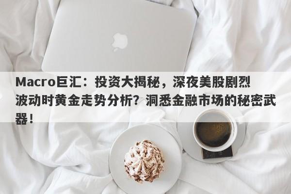 Macro巨汇：投资大揭秘，深夜美股剧烈波动时黄金走势分析？洞悉金融市场的秘密武器！