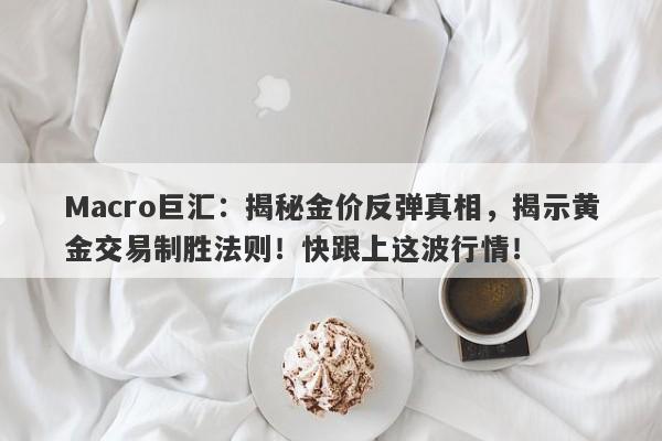 Macro巨汇：揭秘金价反弹真相，揭示黄金交易制胜法则！快跟上这波行情！