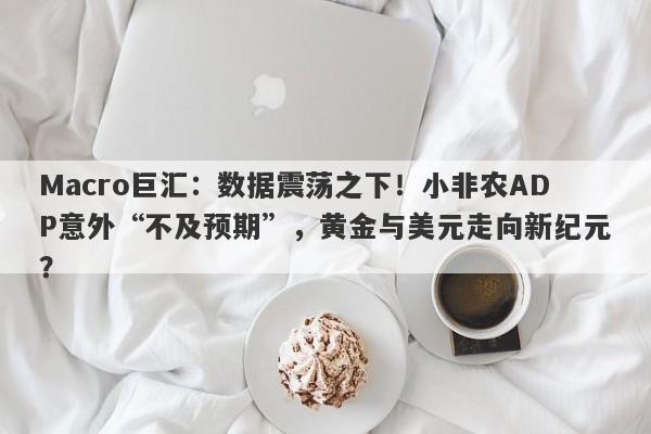 Macro巨汇：数据震荡之下！小非农ADP意外“不及预期”，黄金与美元走向新纪元？