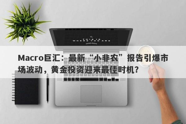 Macro巨汇：最新“小非农”报告引爆市场波动，黄金投资迎来最佳时机？