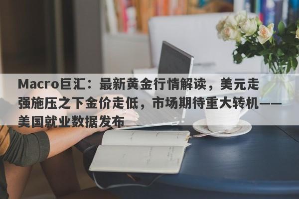 Macro巨汇：最新黄金行情解读，美元走强施压之下金价走低，市场期待重大转机——美国就业数据发布
