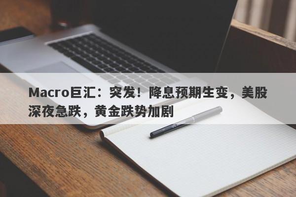 Macro巨汇：突发！降息预期生变，美股深夜急跌，黄金跌势加剧