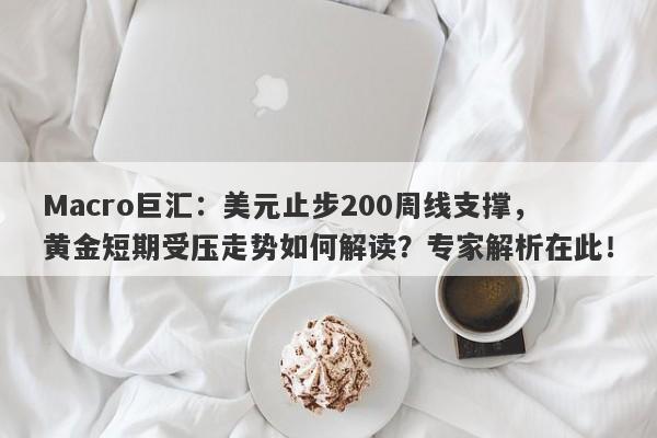 Macro巨汇：美元止步200周线支撑，黄金短期受压走势如何解读？专家解析在此！