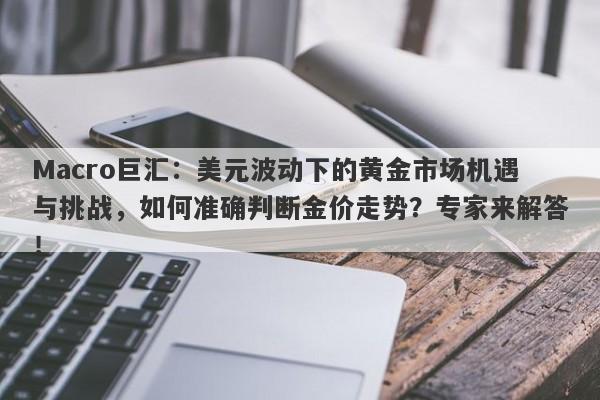 Macro巨汇：美元波动下的黄金市场机遇与挑战，如何准确判断金价走势？专家来解答！
