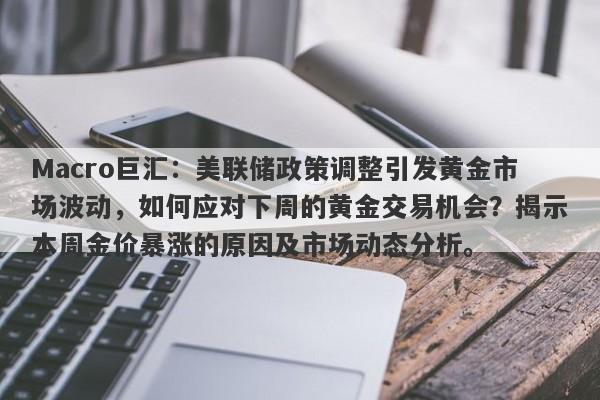 Macro巨汇：美联储政策调整引发黄金市场波动，如何应对下周的黄金交易机会？揭示本周金价暴涨的原因及市场动态分析。
