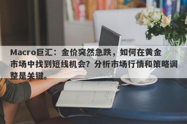 Macro巨汇：金价突然急跌，如何在黄金市场中找到短线机会？分析市场行情和策略调整是关键。